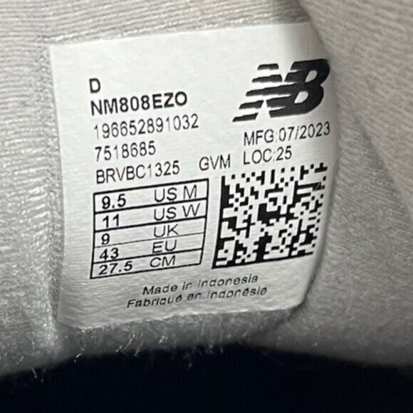 New Balance Numeric 808 Tiago Lemos Skate Shoes Men's 9.5 Grey Blue Navy… - Picture 9 of 9